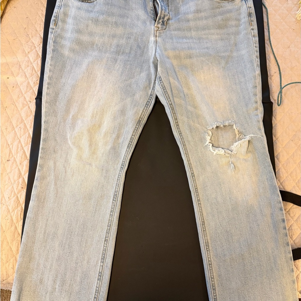 Old Navy Women's Light Blue Flare Jeans